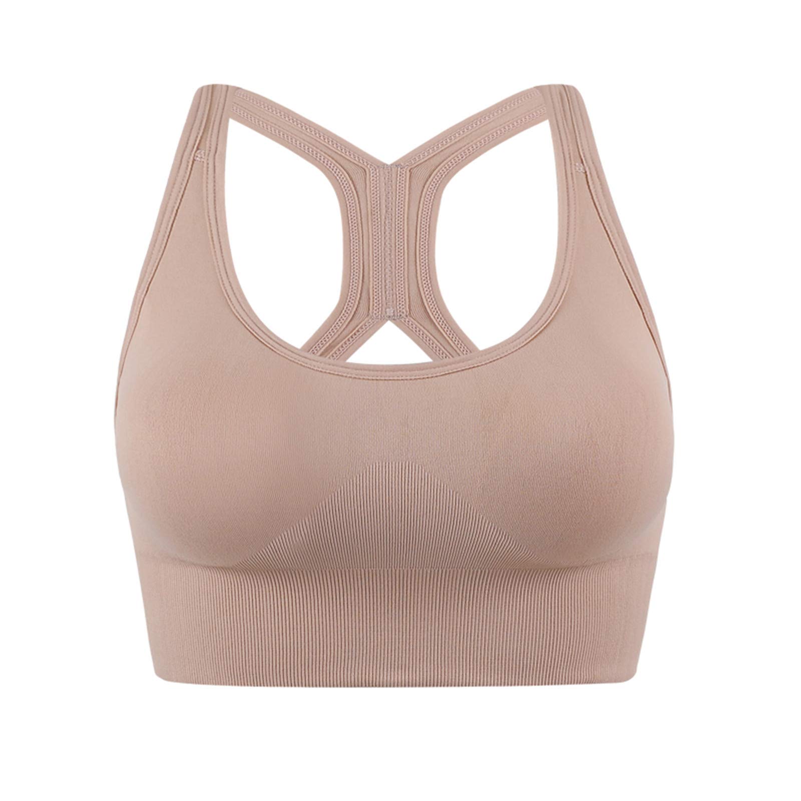 iLUGU Women's Sports Bras - Shockproof, Quick Dry, Padded for Running & Fitness