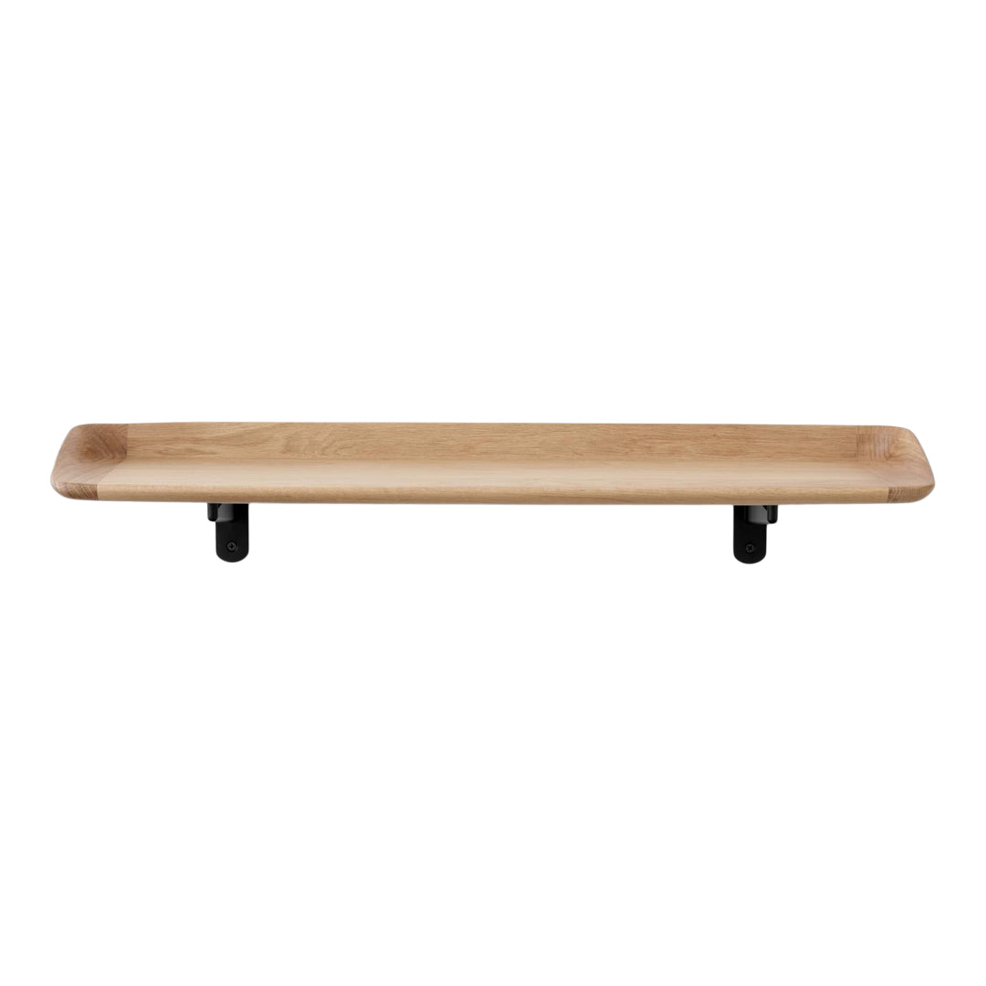 Guild HM14 & HM15 Wall Mounted Floating Shelves - Rustic Wood Shelf for Home Decor, Living Room, Bedroom & Office Storage - Easy Installation & Durable Design