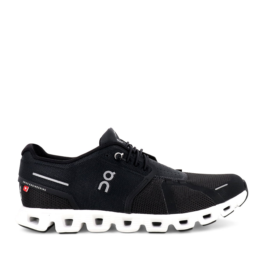 CLOUD 5 Men's Running Shoes - Black/White | Lightweight Cushioned Sneakers for Jogging, Gym Workouts & Daily Wear