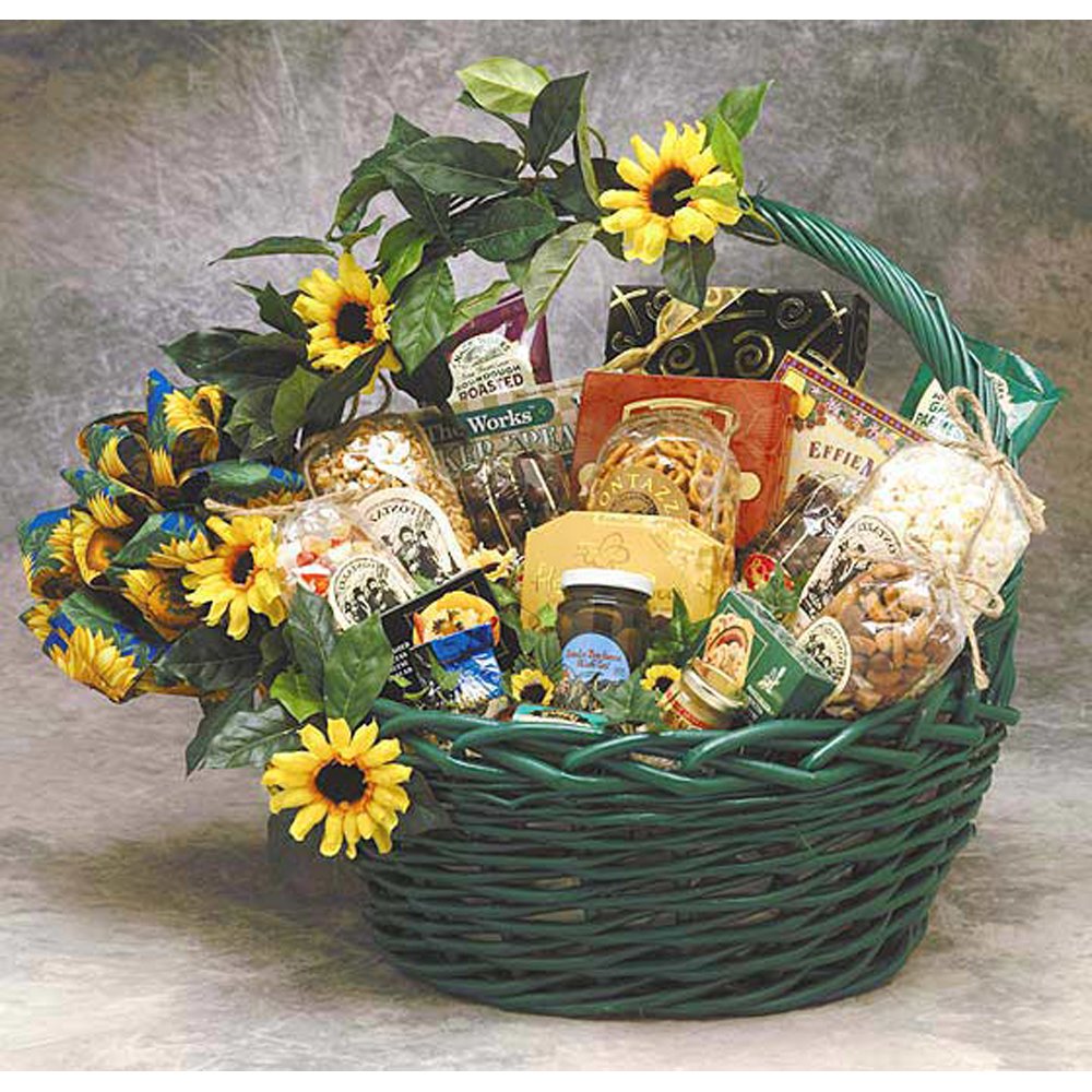 Premium Sunflower Seed Snacks Gift Basket - Gourmet Treats for Parties, Holidays & Corporate Gifting - Large Assortment of Healthy Snack Delights