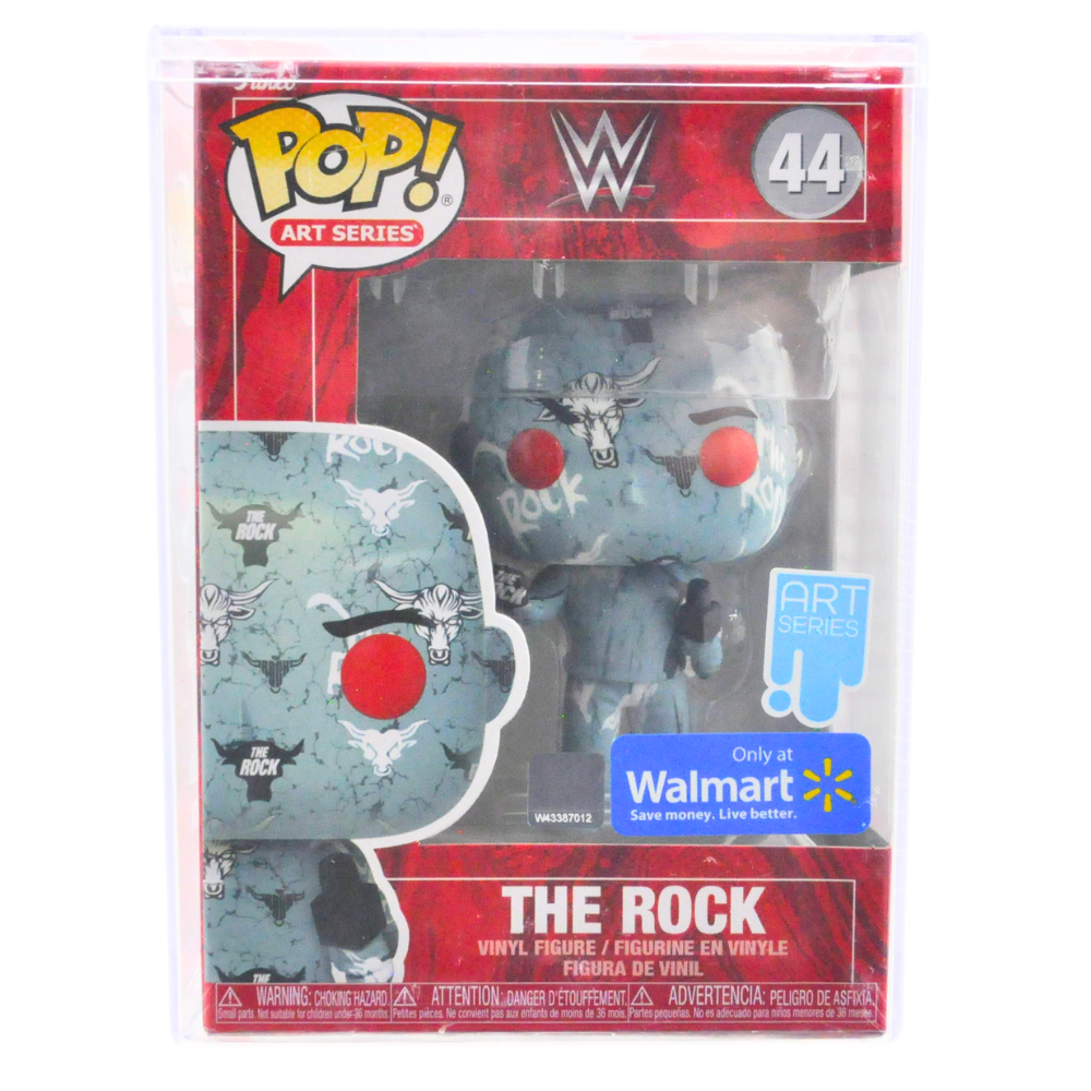 Funko Pop! The Rock Art Series Vinyl Figure - Walmart Exclusive Collectible in Sealed Stack (Perfect for Home Display, Office Decor & Gift for WWE Fans)