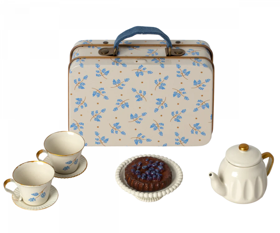 Blue Madeleine Mouse Treats for Afternoon Tea - Perfect for Small Pets & Hamster Snacks