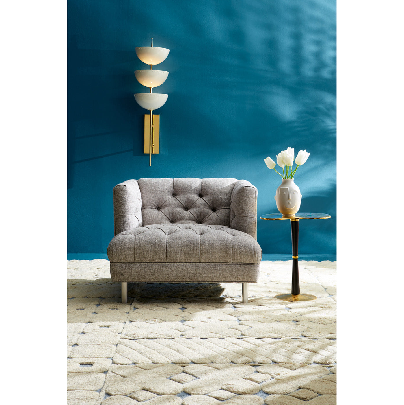 Malmo Hand Knotted Rug - Premium Wool Area Rug for Living Room, Bedroom - Soft & Durable Home Decor for Cozy Spaces