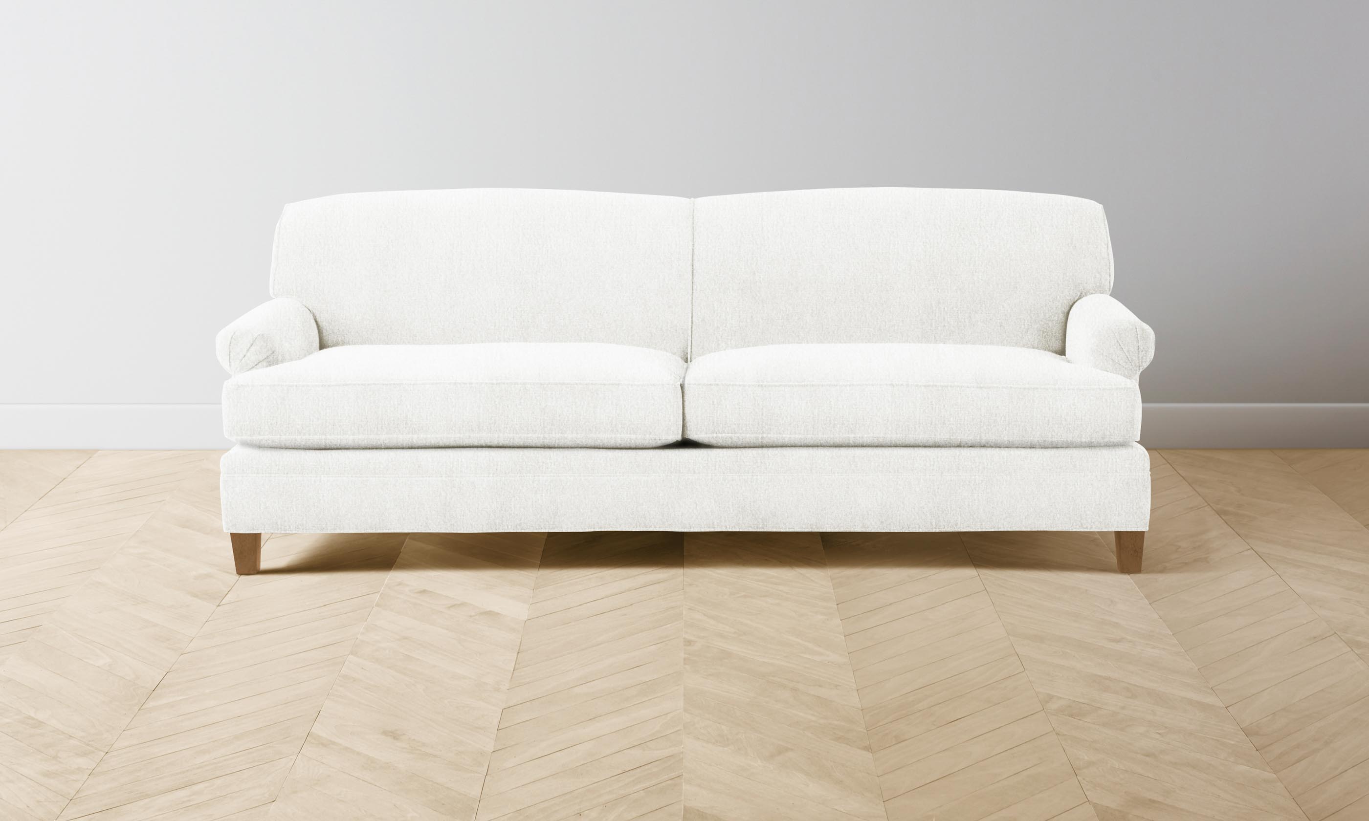 Carmine Performance Bouclé Polar Sofa - Modern & Durable Living Room Furniture for Cozy Home Decor