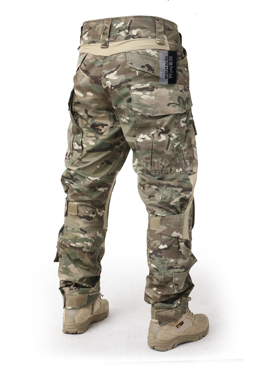 Combat Gen3 Tactical Pants for Men with Knee Pads - Military BDU Camouflage Trousers for Airsoft, Paintball & Outdoor Activities | Durable Tactical Apparel for Hunting, Hiking & Combat Training