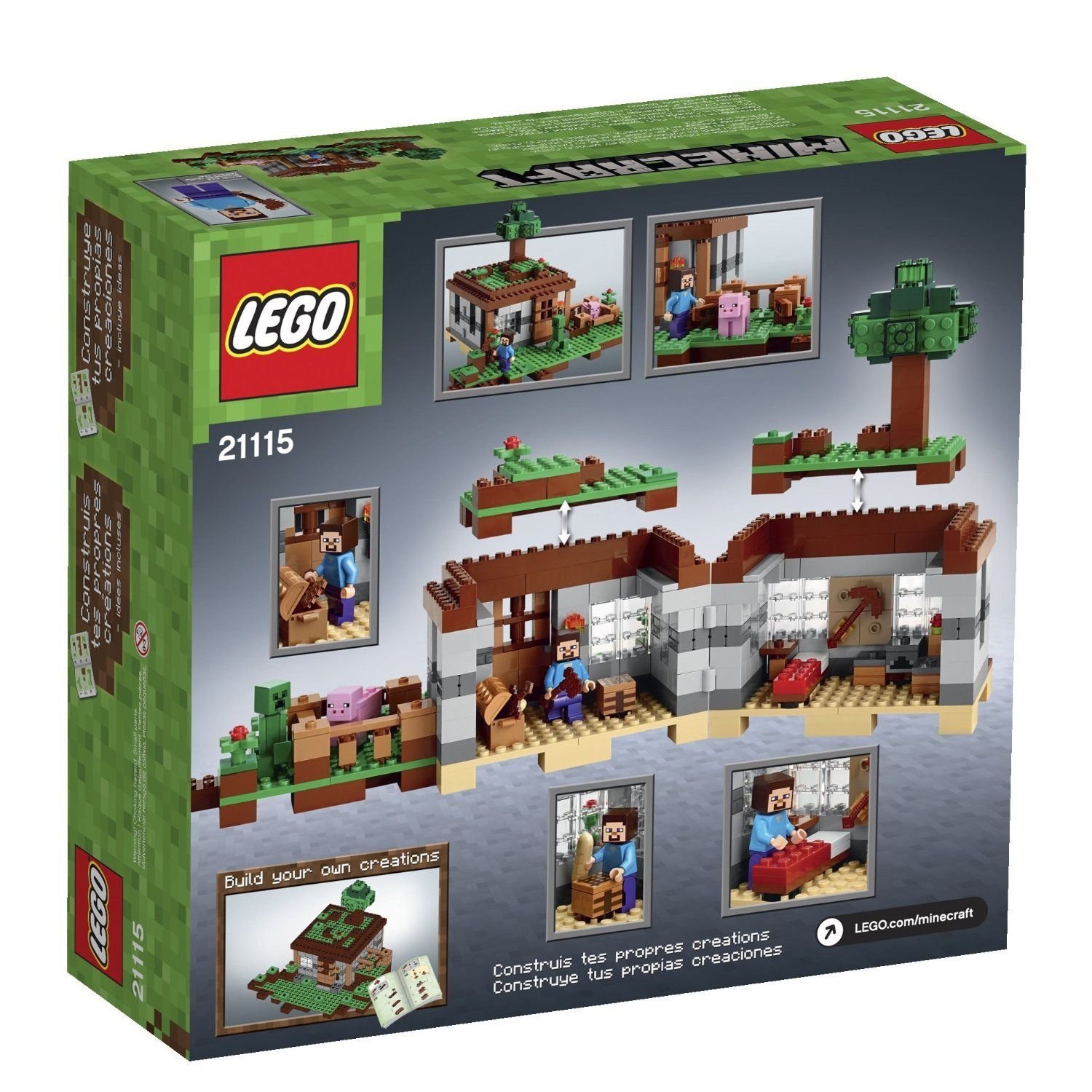 LEGO Minecraft 21115 The First Night Building Set - Creative Construction Toy for Kids & Adults - Perfect for Minecraft Fans, Birthday Gifts & Collectors - Build, Play & Display Scenes from The First Night Adventure