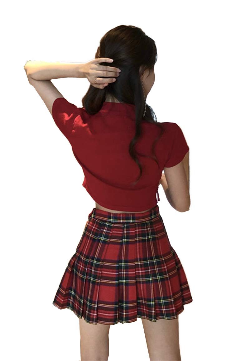 Girl's Pleated School Dress for Teens - Tennis & Scooter Skirt