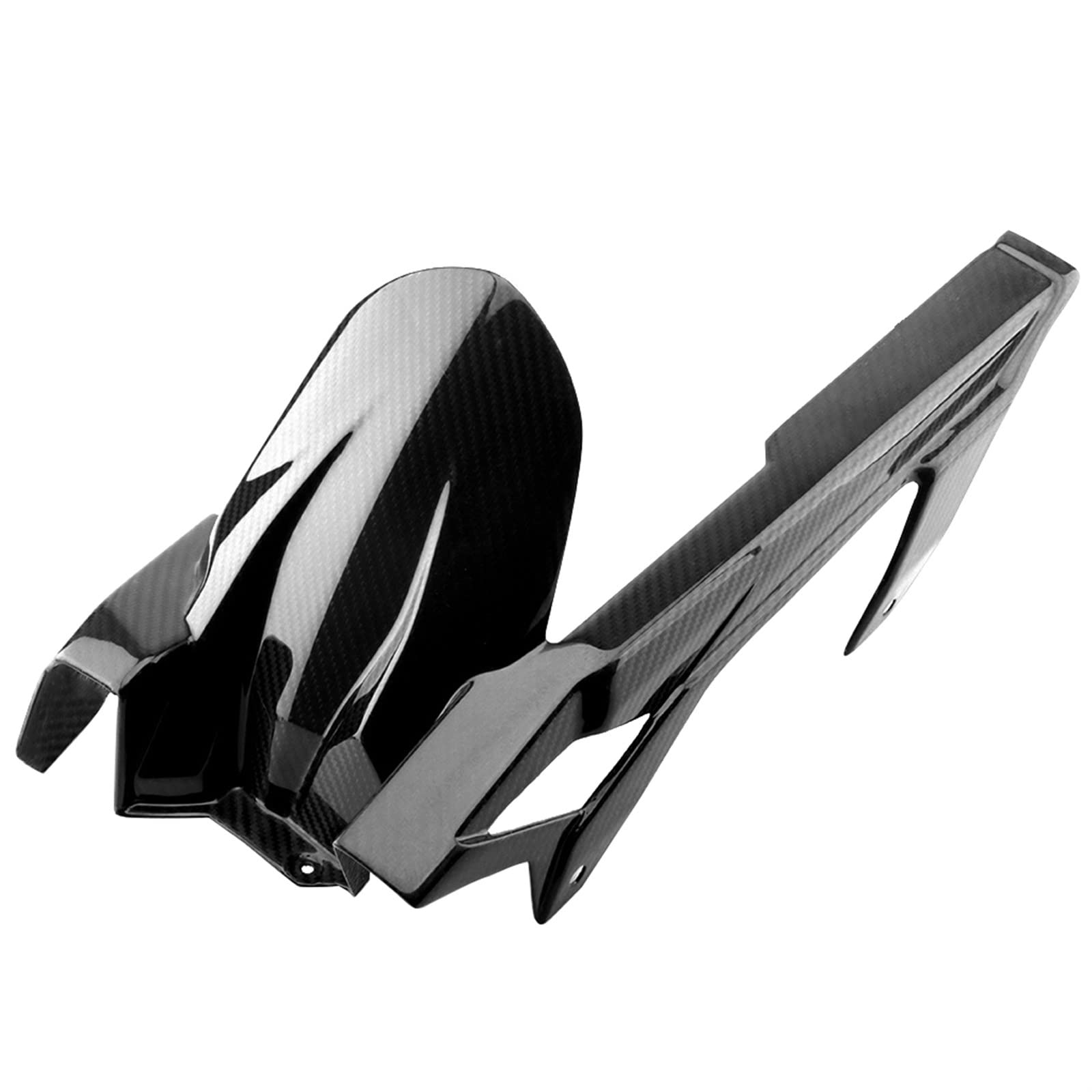 100% Carbon Fiber Rear Fender Splash Guard for Kawasaki Ninja 400 (2018-2022) - Motorcycle Dust Guard & Spoiler Cover | Lightweight Body Fairing Upgrade for Street Racing & Daily Commuting
