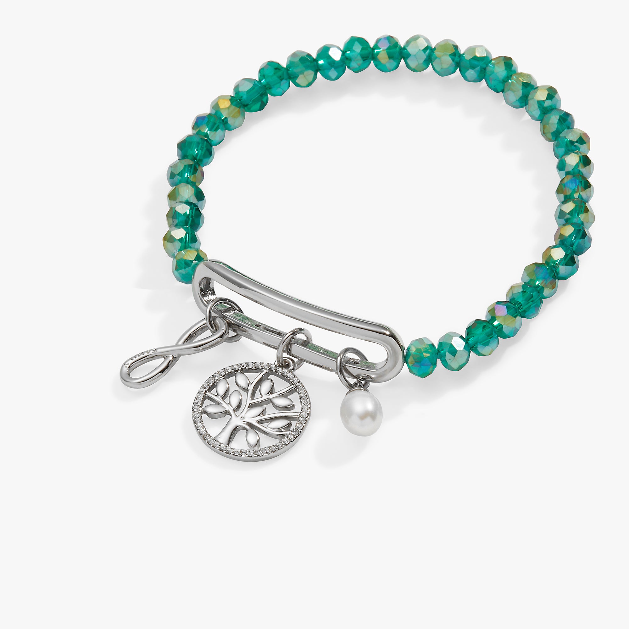 Stylish Family Mix & Match Charm Stretch Bracelet Set - Perfect for Mother Daughter Matching Jewelry, Birthday Gifts & Family Bonding Moments