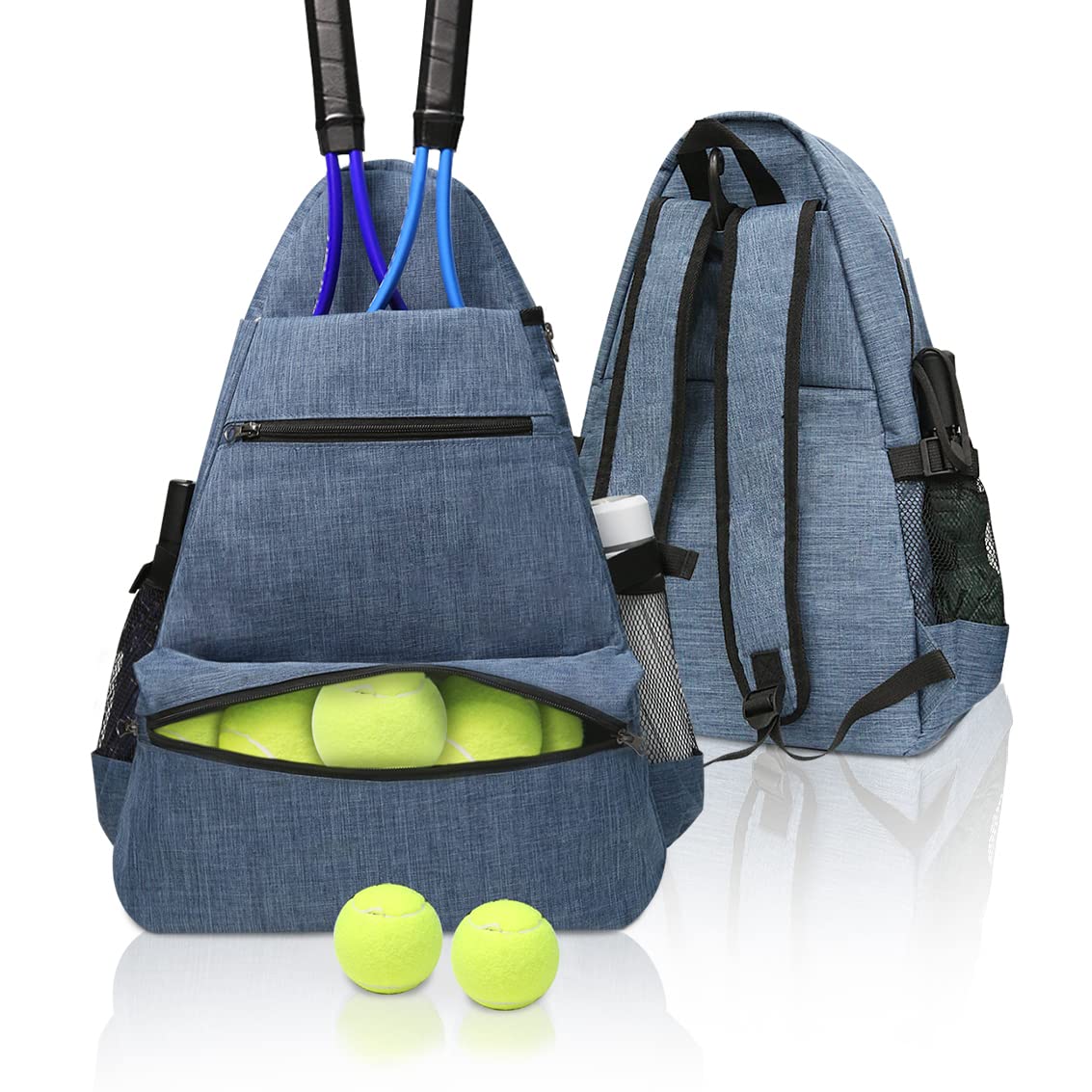 Tennis Backpack for Men & Women - Large Sports Bag for Tennis Rackets, Badminton, Pickleball, Squash & Racquetball Gear - Perfect for Court, Gym & Travel Accessories Storage