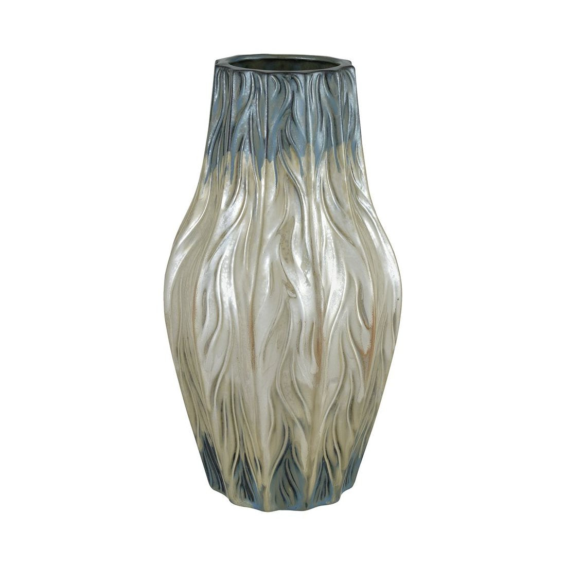 Nordic Ceramic Vase - Handmade White Pottery Flower Vase for Home Decor, Wedding Centerpiece & Boho Living Room Decor