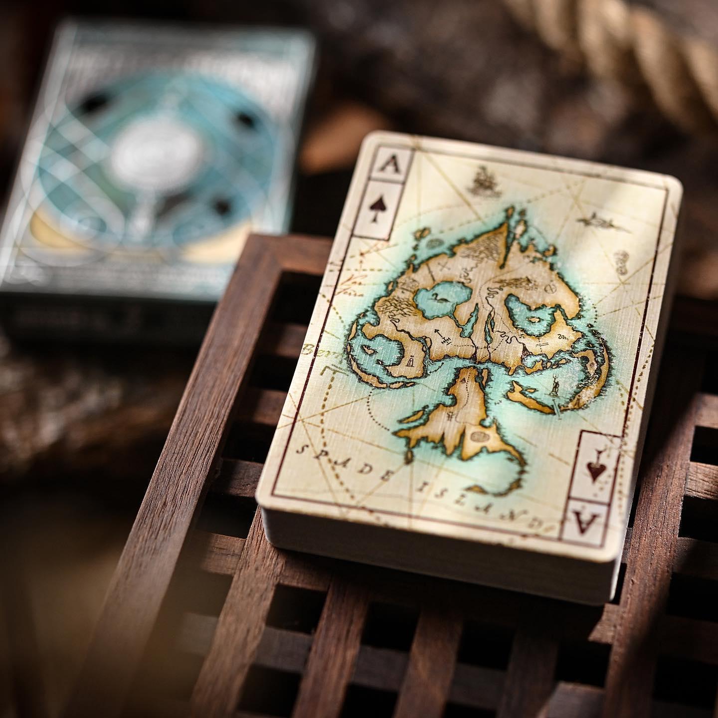 Eye of the Ocean Playing Cards - Premium Waterproof Poker Cards for Magic Tricks & Card Games - Perfect for Travel, Beach Parties, and Casino Nights
