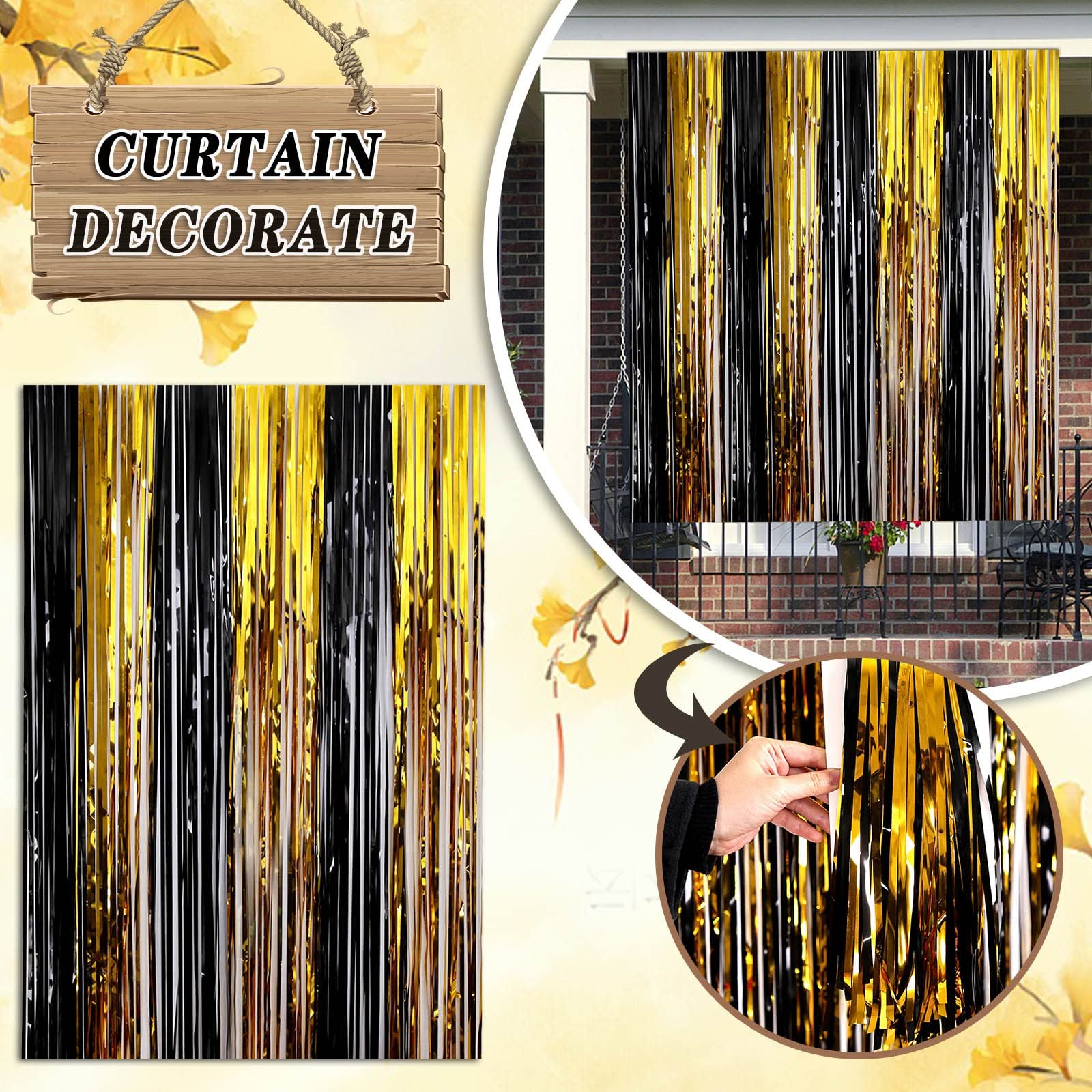 2022 Niello Rain Curtain Party Decorations - 1x4M Cylinder Stand Event Decor for 90s Theme Parties, Adult & Women's Celebrations | Perfect for Birthday, Wedding, Anniversary & Holiday Decorations
