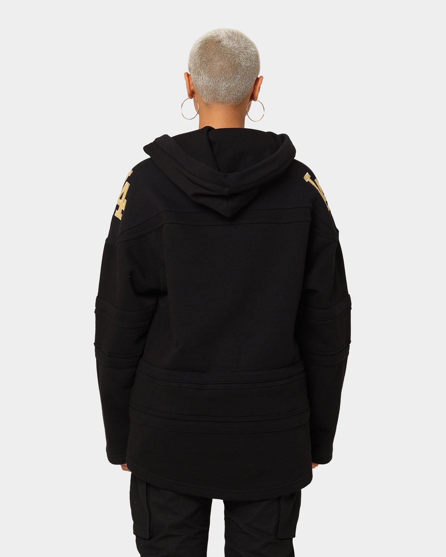 47 Brand Los Angeles Dodgers Superior Lacer Hoodie - Black & Gold Baseball Fan Apparel for Men & Women - Perfect for Game Day, Casual Wear & Sports Events