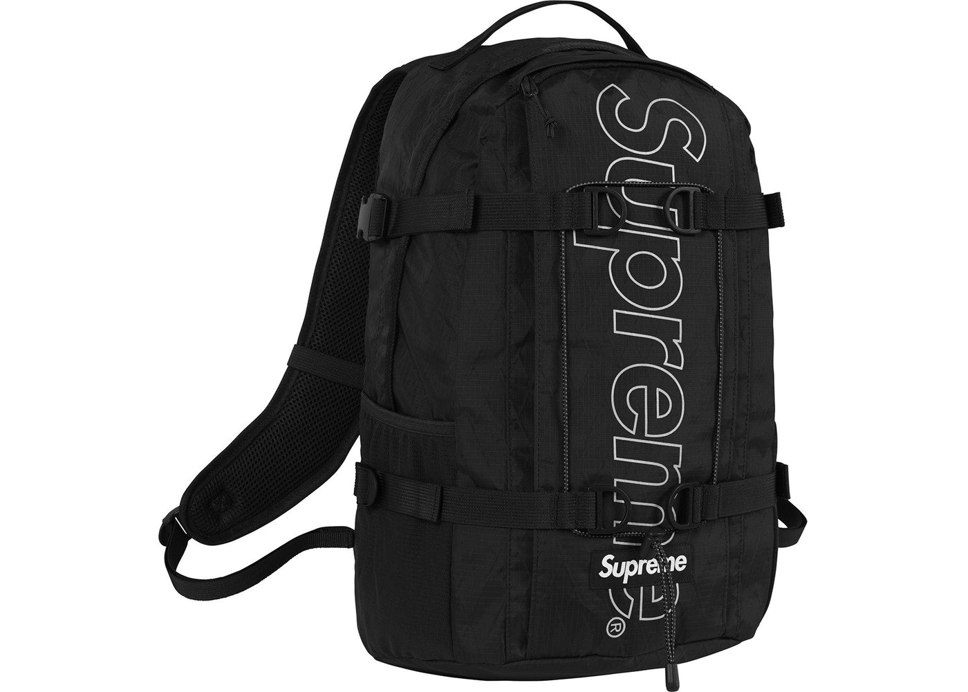 Supreme Backpack Black (FW18) - Stylish Durable Laptop Backpack for School, Travel & Work - Water-Resistant & Spacious Design