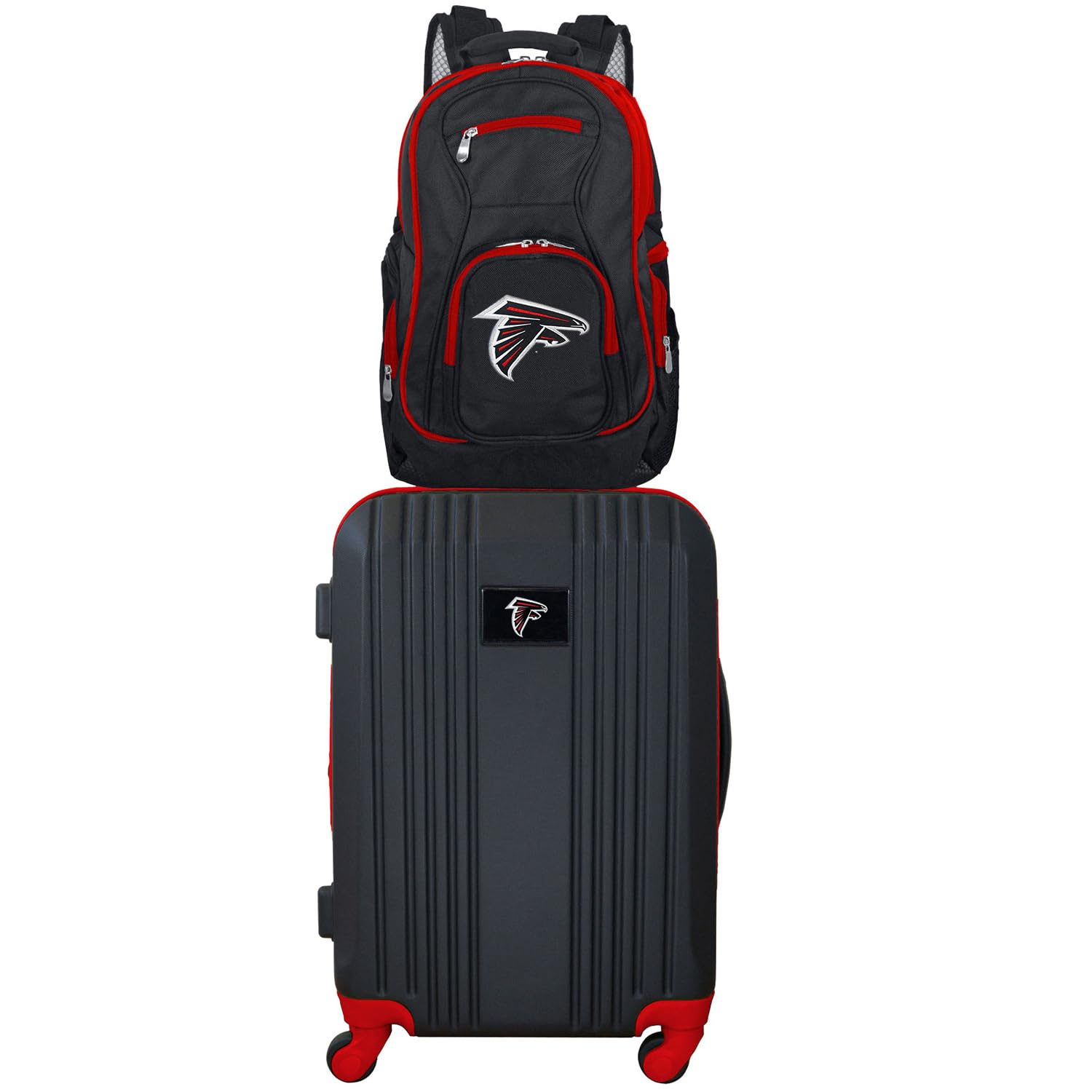 NFL 2-Piece Luggage Set - Durable Carry-On & Check-In Suitcase for Travel, Sports Fans | Perfect for NFL Games, Vacations & Business Trips