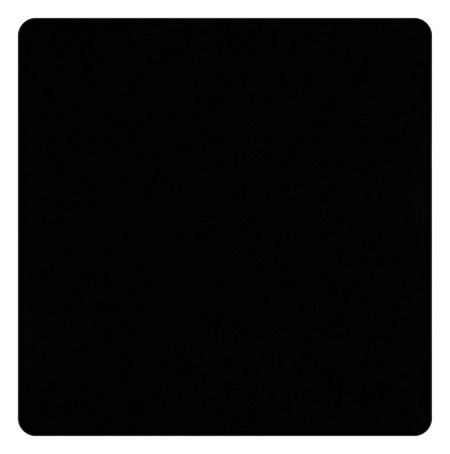 Allsop Naturesmart Large Mouse Pad 13.3 x 13.3 Inches - Ergonomic Non-Slip Desk Mat for Gaming & Office Work - Black Computer Accessory for PC, Laptop & Mac Users