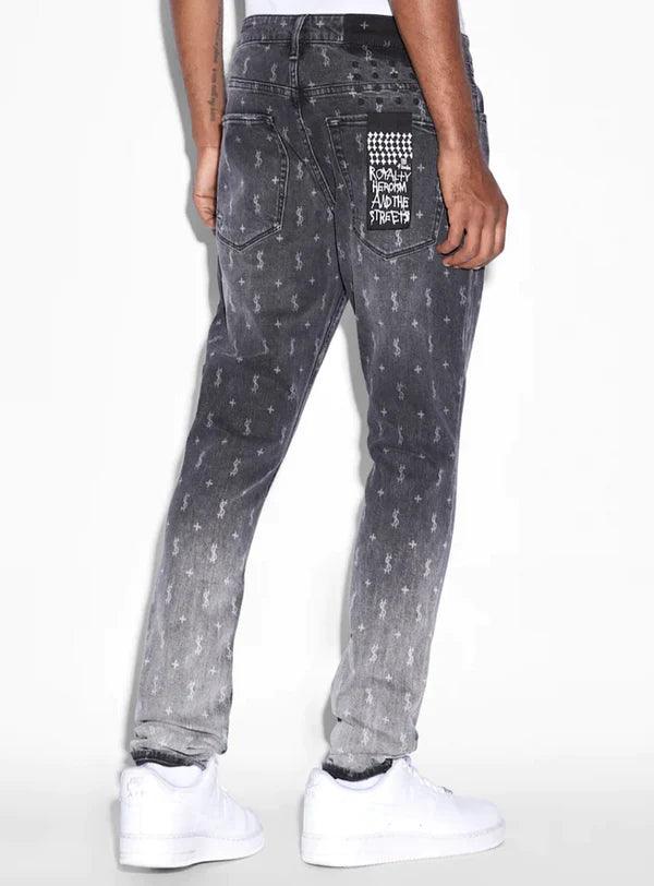 KSUBI Van Winkle Allstar Fade Distressed Denim Jeans for Men - Vintage Washed Slim Fit Stretch Skinny Jeans | Perfect for Casual Wear, Street Style & Night Out