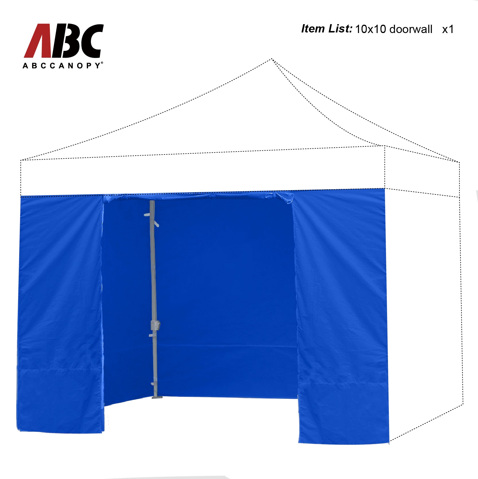 ABCCANOPY Canopy Accessories Door Wall Link for 8x8, 10x10, 10x15, 10x20 Pop Up Tents - Perfect for Outdoor Events, Camping, and Parties