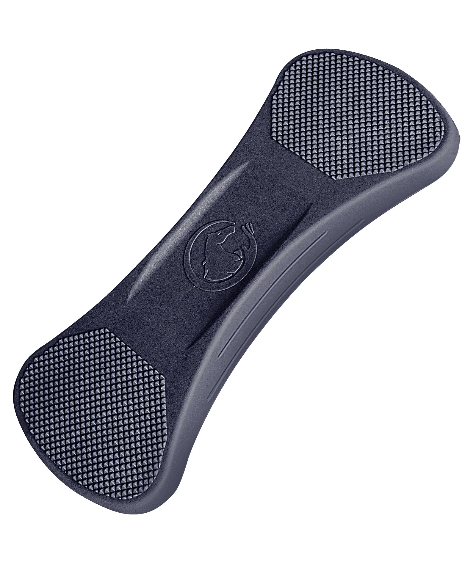 Premium Horse Grooming Brush - Blade-Free Shedding Tool for Gentle Coat Care | Multi-Functional Deshedding Brush for Horses | Navy Blue | Perfect for Daily Grooming, Show Prep & Shedding Season