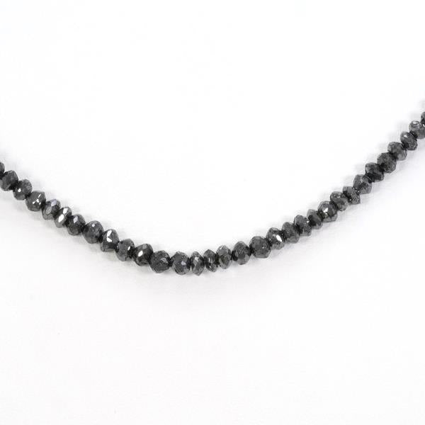 18K White Gold Black Diamond Necklace for Women - Elegant Luxury Jewelry Gift for Anniversary, Valentine's Day & Special Occasions