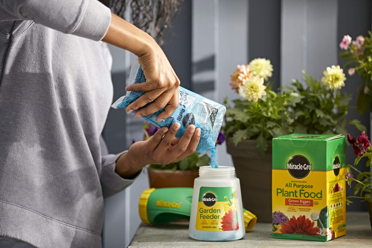 Miracle-Gro All Purpose Plant Food Fertilizer - 6 Pack (3 lb Each) for Indoor & Outdoor Plants, Vegetables, Flowers | Perfect for Gardening, Lawn Care, and Houseplants