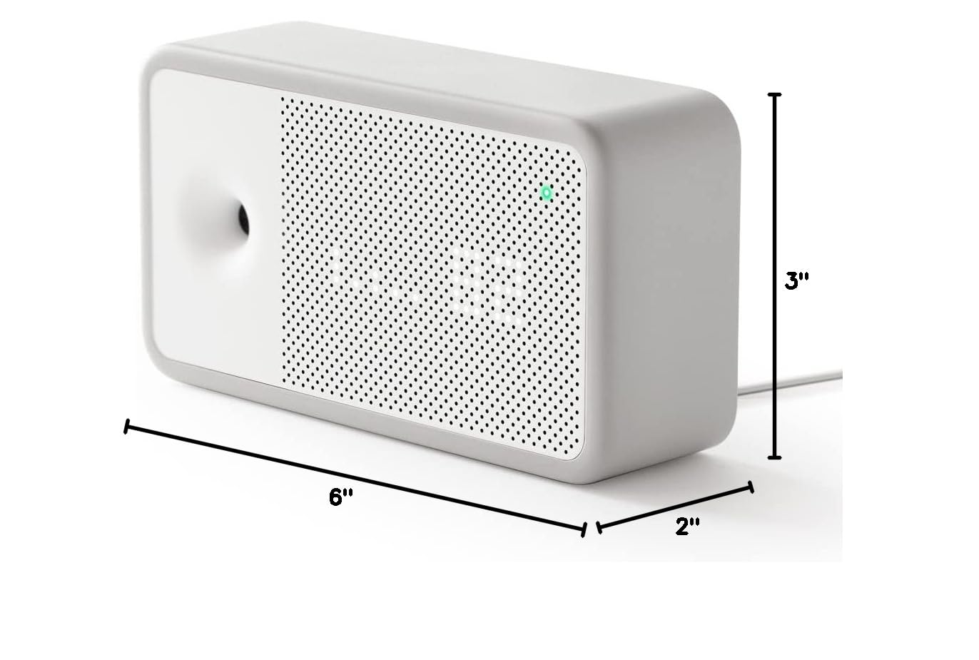 Element Indoor Air Quality Monitor - Real-Time PM2.5, CO2, TVOC & Temperature/Humidity Sensor | Home, Office & Nursery Air Pollution Detector | Improve Health & Sleep Quality