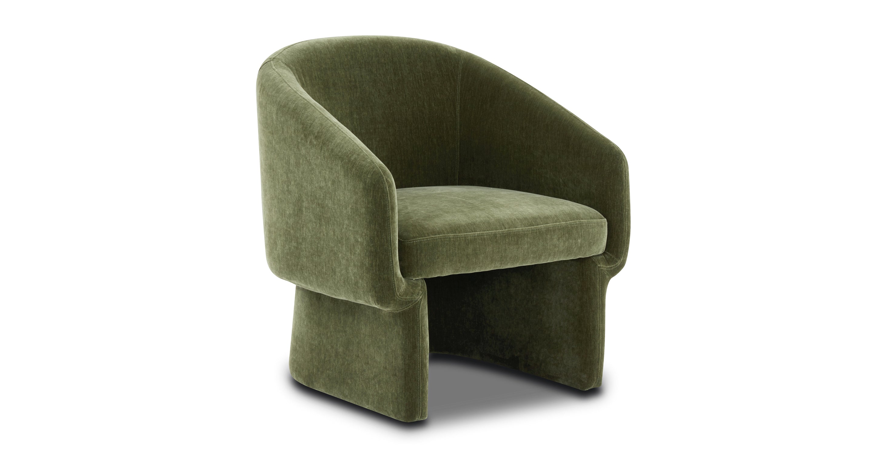 Sloan Lounge Chair - Modern Accent Chair for Living Room, Bedroom & Office - Comfortable Upholstered Armchair with Wooden Legs - Perfect for Relaxing, Reading & Decorating Your Home