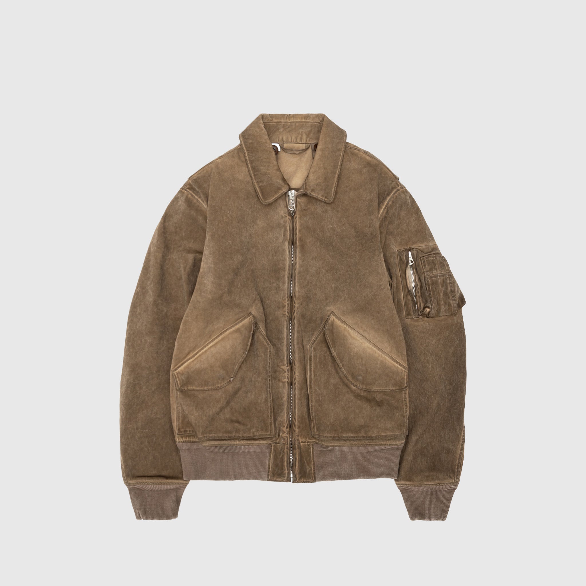 Men's Genuine Leather Flight Jacket - Vintage Aviator Bomber Jacket for Pilots & Outdoor Enthusiasts | Perfect for Cold Weather & Adventure Travel