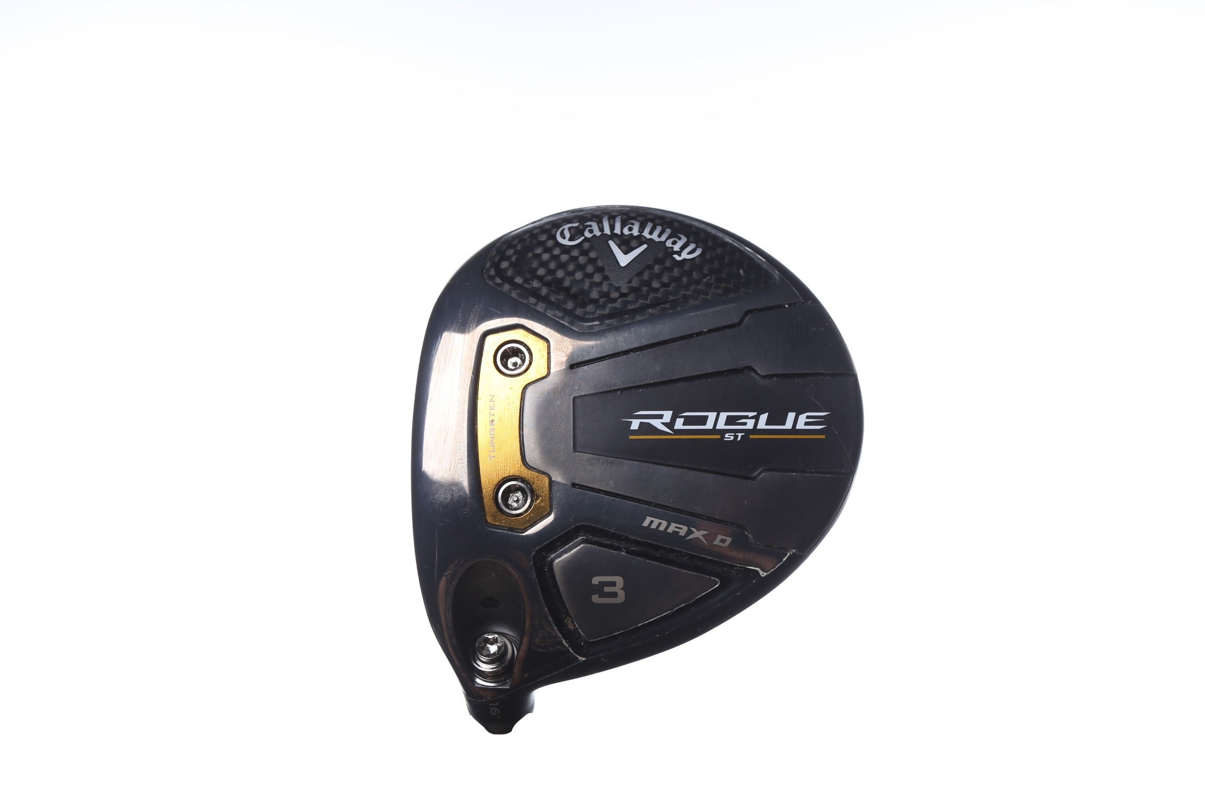 Used Callaway Rogue ST Max Draw Fairway Wood 16° Left-Handed Golf Club Head Only - Perfect for High Handicappers & Senior Golfers Seeking More Forgiveness