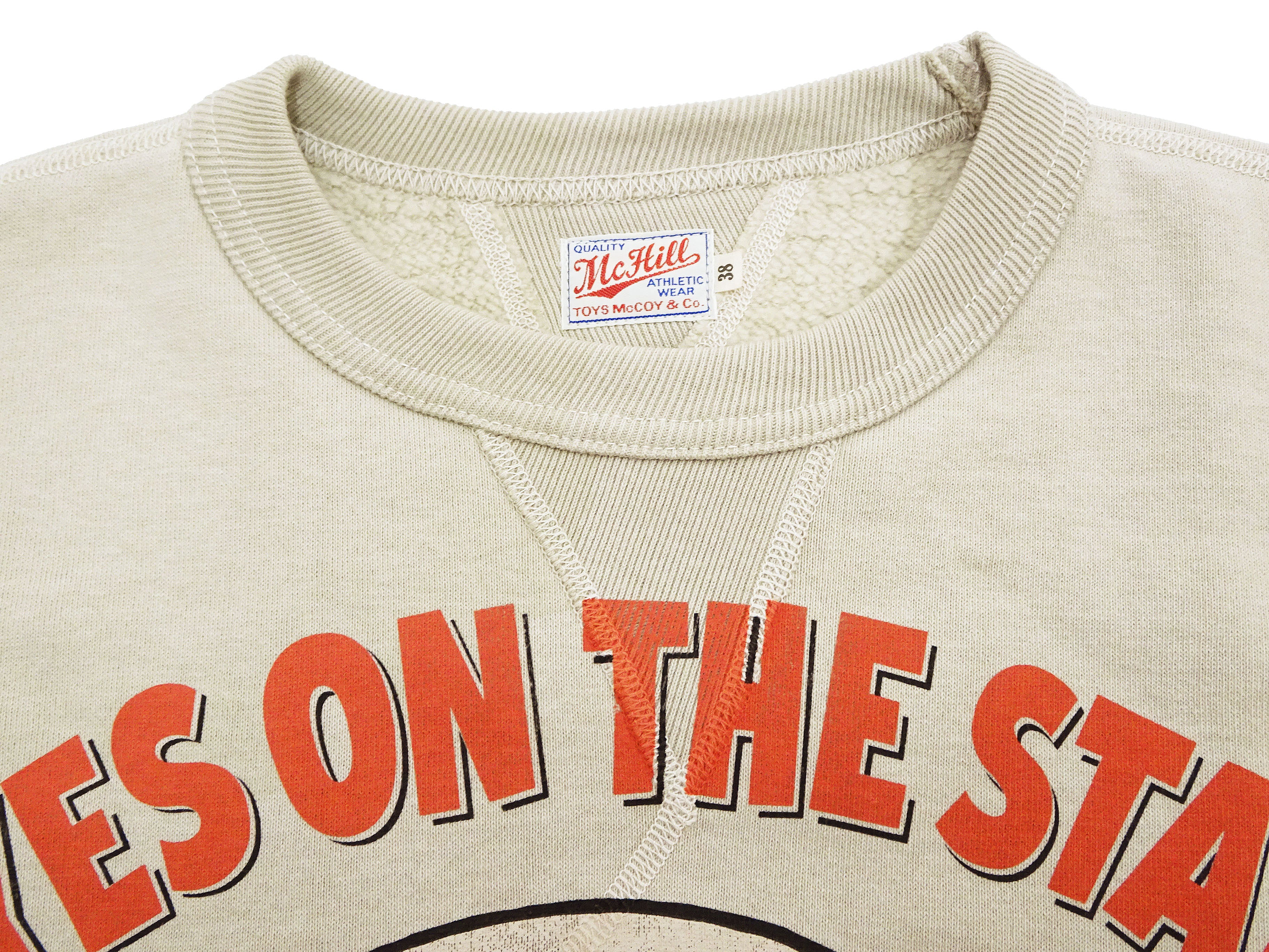 Vintage Astronaut Snoopy Graphic Print Men's Sweatshirt - Loop Wheeled Casual Pullover TMC2456 in Faded Sand Beige | Retro Streetwear, Lounge Wear & Everyday Comfort