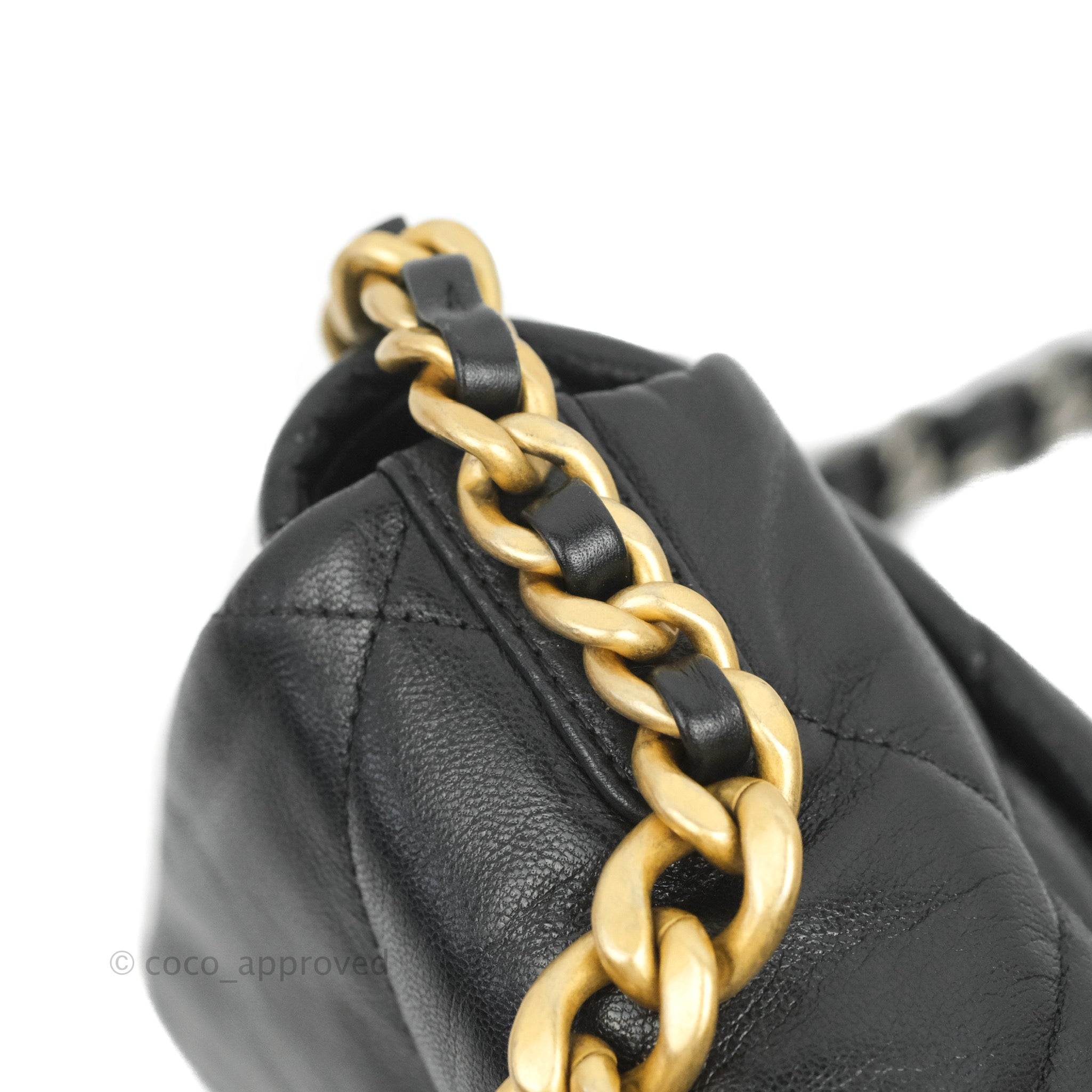 Chanel 19 Small Black Goatskin Leather Bag with Mixed Hardware - 20S Collection | Luxury Crossbody Purse for Women, Perfect for Date Night & Evening Events