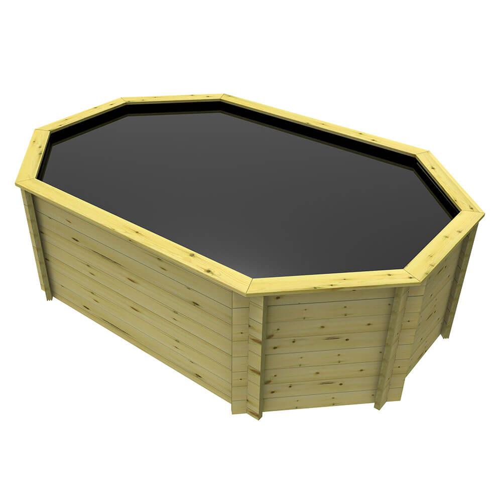 Premium 12x8ft Wooden Koi Pond by The Garden Timber Company - Perfect for Outdoor Garden Decor, Backyard Landscaping & Water Feature Installation