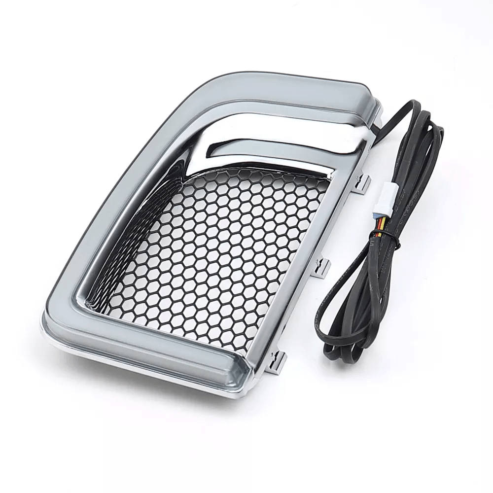 Eagle Lights SUNBURST Lower Fairing Grill LED Lights for Harley Davidson Motorcycles - Bright Custom Accent Lighting for Night Riding & Bike Shows