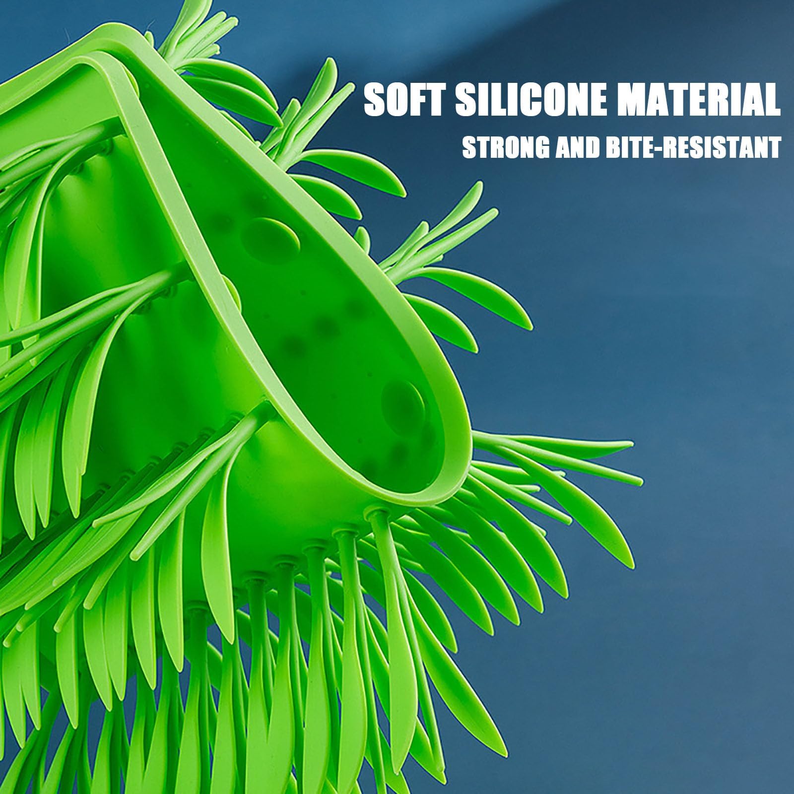 Premium Silicone Grass Mat for Cats & Dogs - Slow Feeder Snuffle Mat for Mental Stimulation - Non-Slip Pet Food Mat, Easy to Fill & Machine Washable (Green, 1pc) - Perfect for Puzzle Feeding & Reducing Fast Eating in Pets