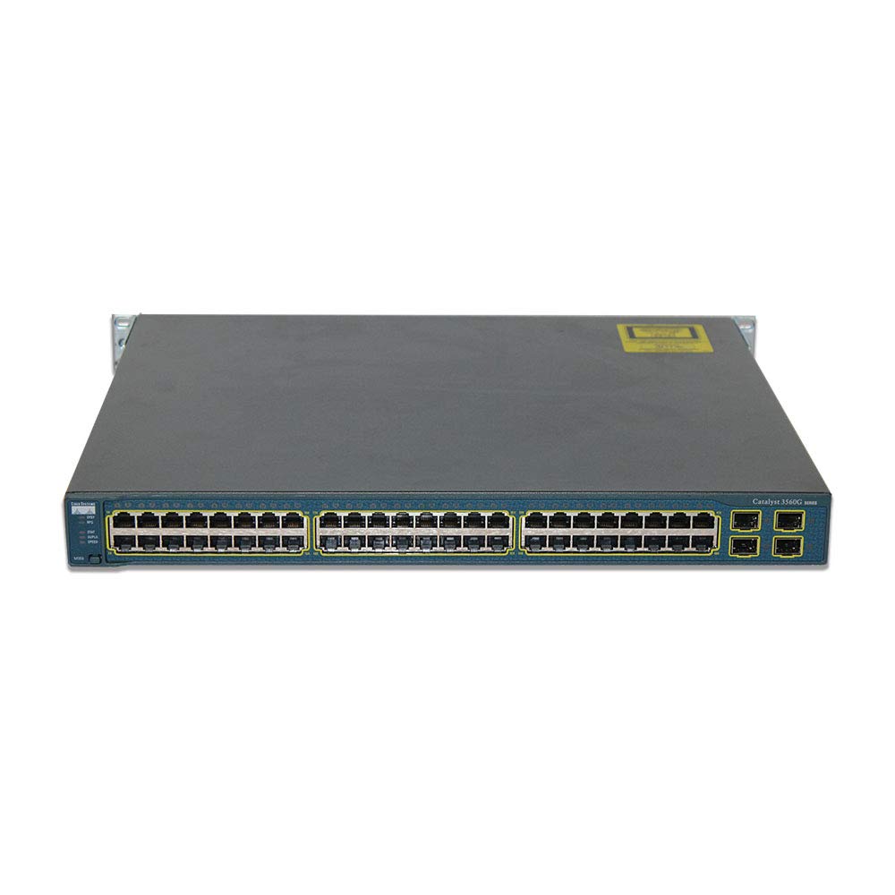 Refurbished Cisco Catalyst 3560G 48-Port Gigabit Ethernet Switch (WS-C3560G-48TS-S) | High-Speed Network Switch for Office, Data Center & Enterprise Networks