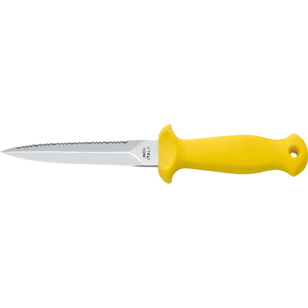 Mac Coltellerie Sub 11D Professional Dive Knife - Stainless Steel Blade with Sheath - Perfect for Scuba Diving, Snorkeling & Water Sports