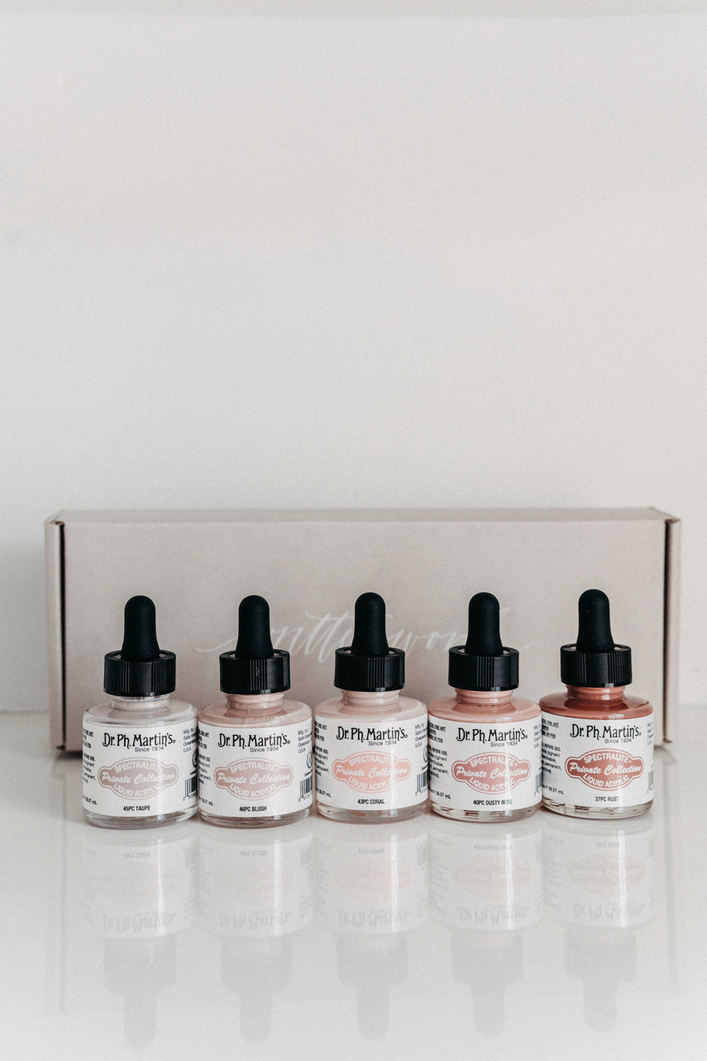 10-Pack Warm & Cool Tone Ink Set for Calligraphy, Art, and DIY Projects - Perfect for Hand Lettering, Scrapbooking & Card Making