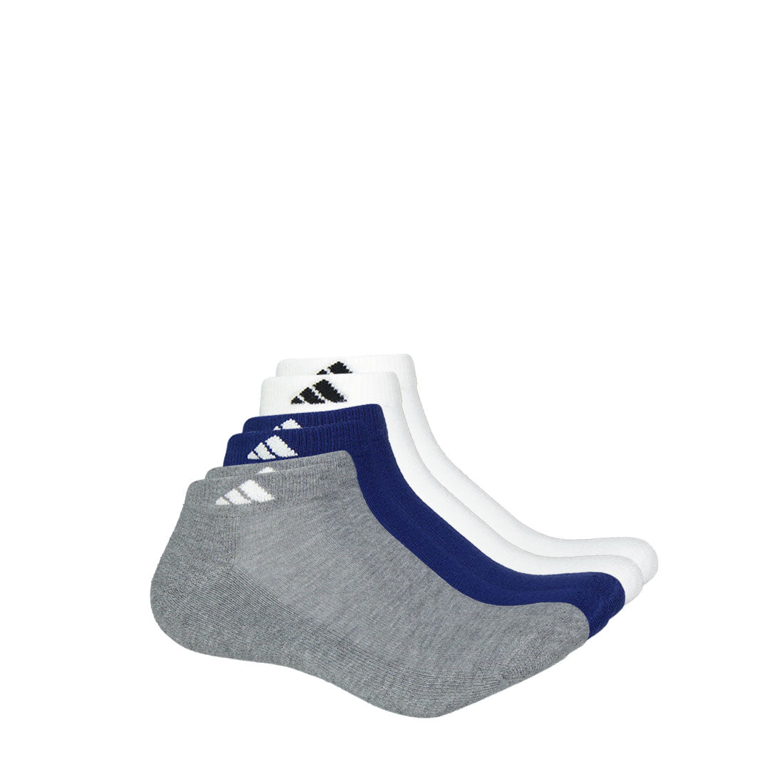 adidas Men's Cushioned 6 Pack Low Cut Athletic Socks (EY1748) - Breathable Comfort for Running, Gym & Everyday Wear