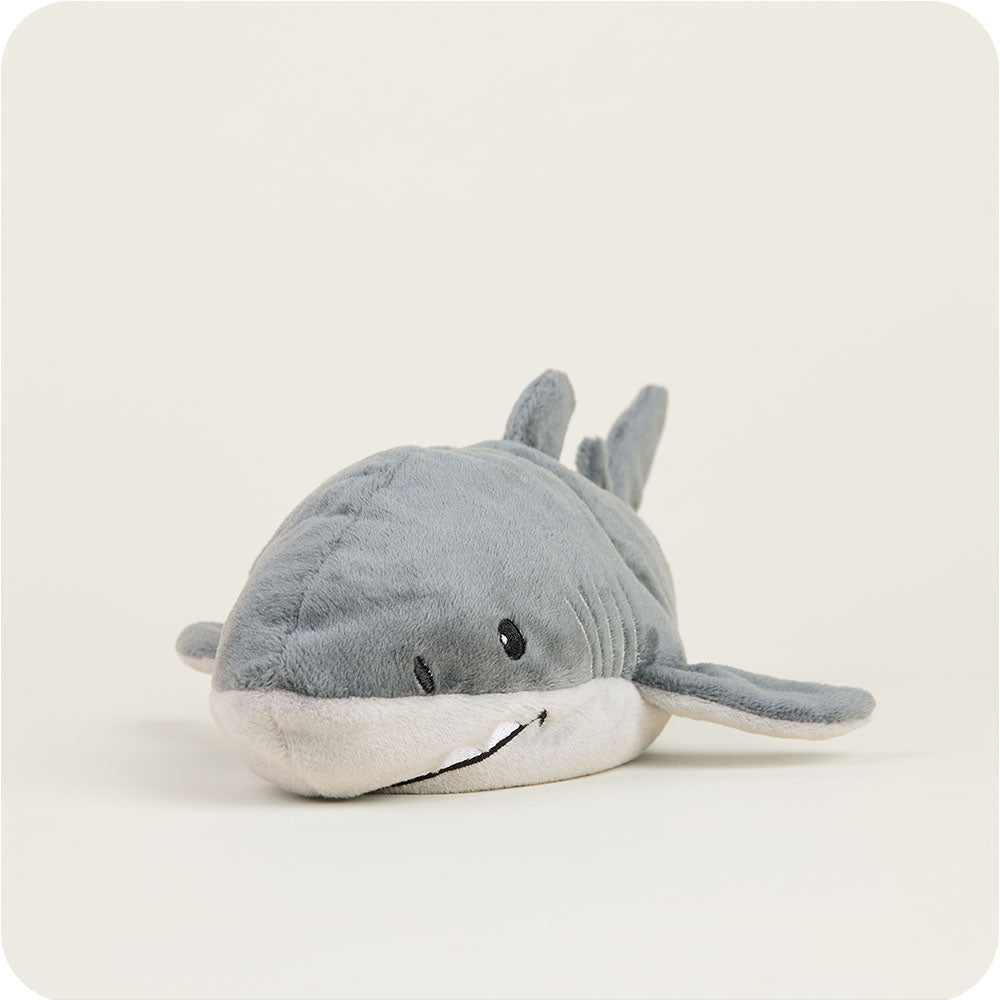Shark Warmies Junior - Soft Plush Stuffed Animal with Microwavable Heat Pack for Kids | Perfect for Bedtime, Travel & Anxiety Relief