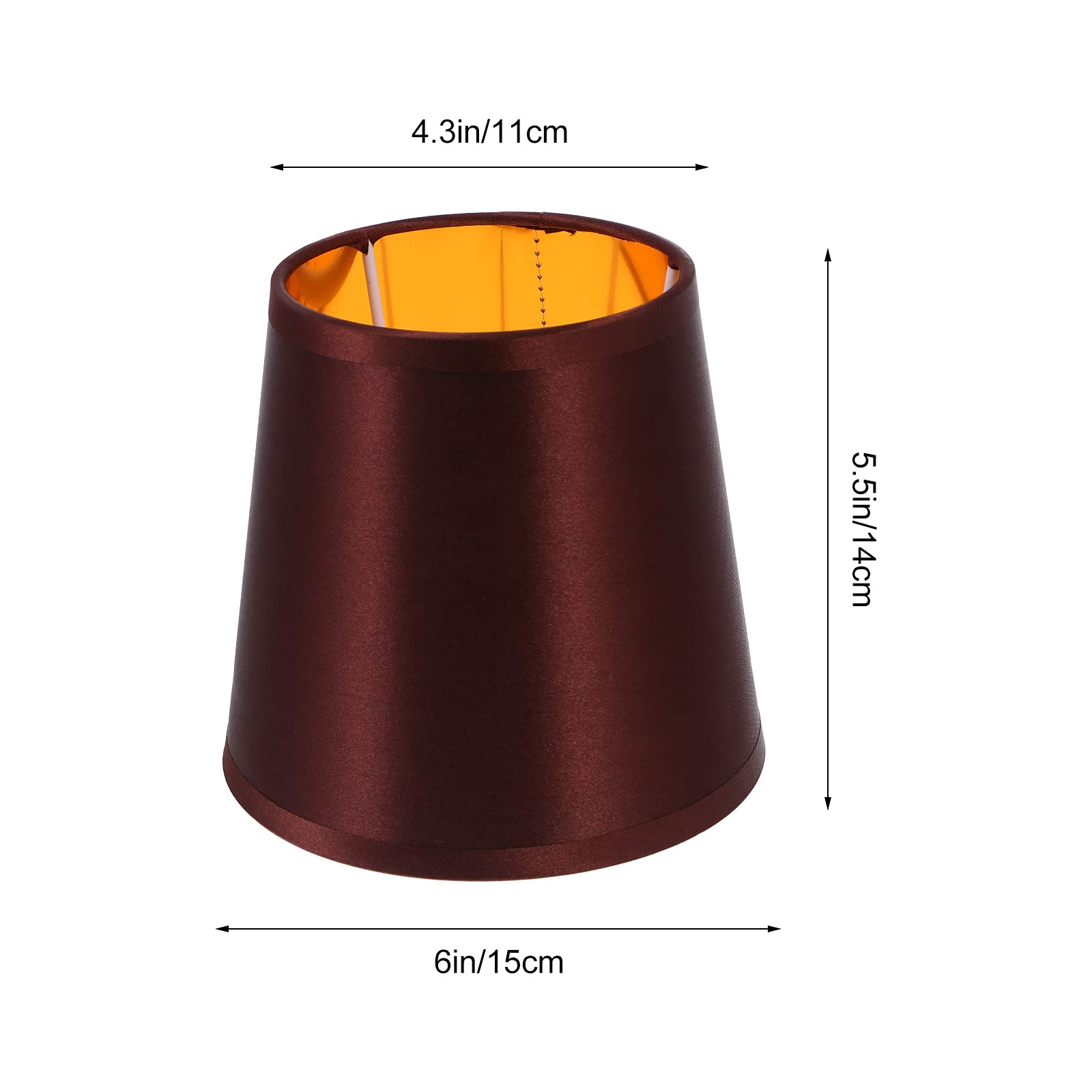E14 Fabric Lampshade - Small Coffee Light Shade, Retro Wall & Floor Lamp Cover, Cloth Art Lamp Shade for PC, Fashion Office Chandelier, Perfect for Home Decor and Cozy Workspaces