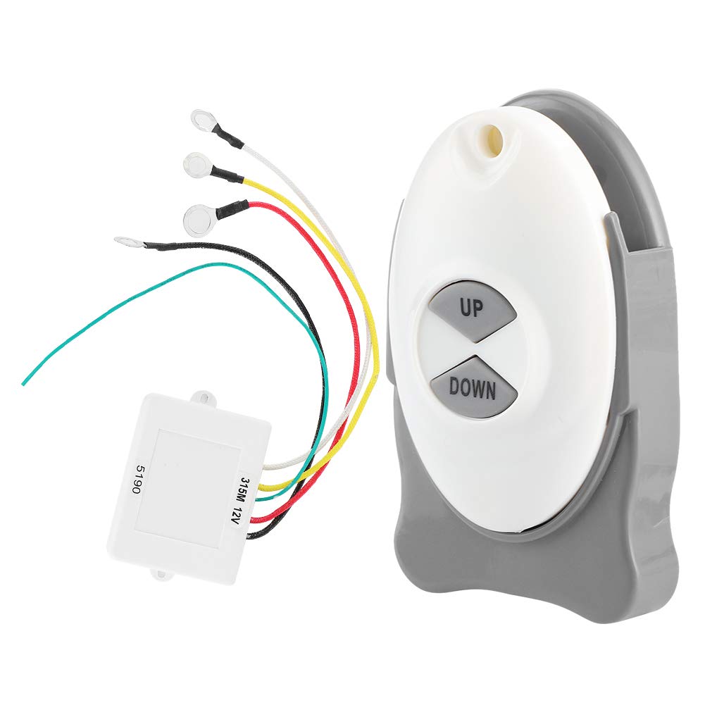 Acouto 12V Anchor Remote Switch - Wireless Anchor Switch Receiver & Sail Trim Controller for Marine Boats | Perfect for Sailboats, Yachts, and Fishing Boats