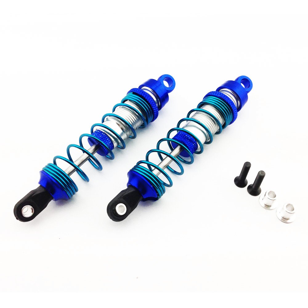 Traxxas Nitro Slash 1:10 Scale Aluminum Alloy Front Ultra Shock Absorbers Upgrade Kit - Blue Replacement for Traxxas Part 3760A - Perfect for RC Racing & Off-Road Bashing