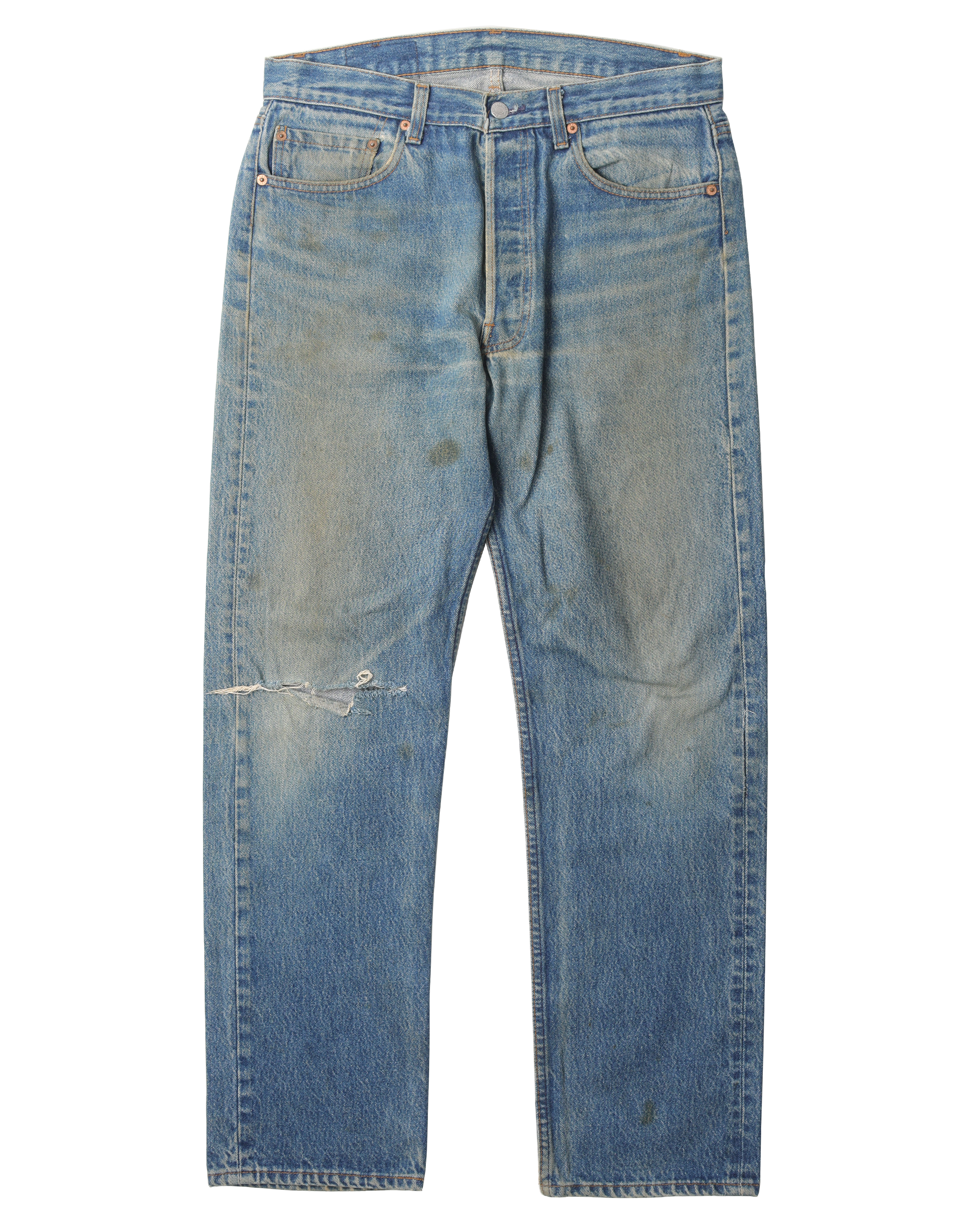 Vintage 1990's Levi's 501 Original Fit Jeans - Classic Mud Wash Denim for Men | Retro 90s Style, High-Quality Cotton, Button Fly | Perfect for Casual Wear, Street Fashion & Vintage Collections