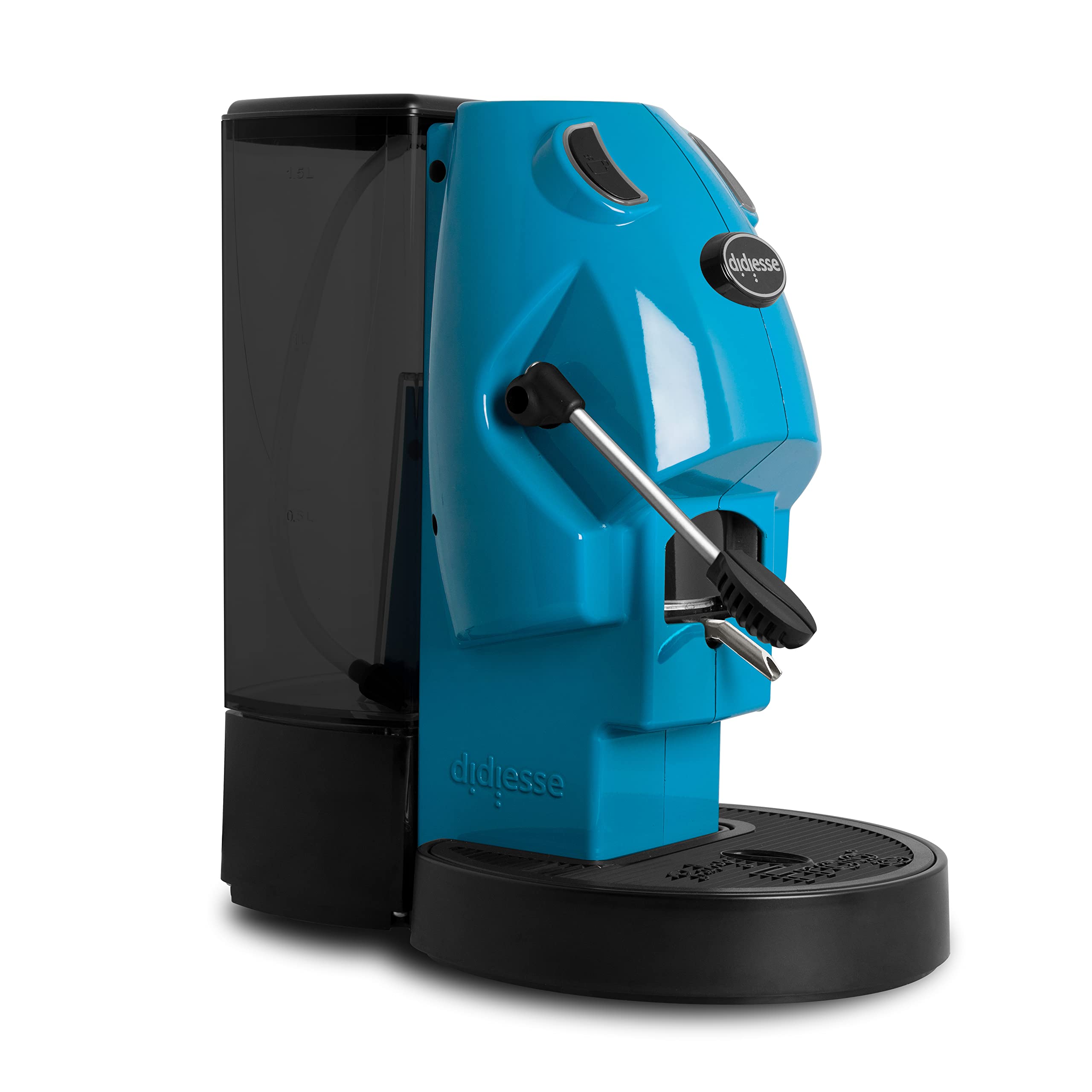 Didiesse Baby Frog ESE 44mm Pod Coffee Machine - Compact 450W with Standby Function & 1.5L Water Tank (Miami Blue) - Perfect for Home, Office, and Small Spaces