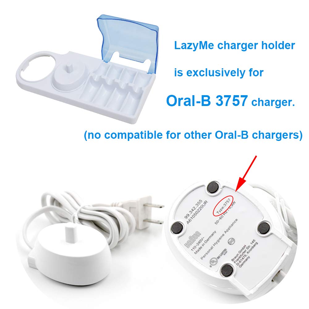 Oral B Electric Toothbrush Stand & Heads Holder (2 Pack) - Waterproof Bathroom Organizer for Electric Toothbrush Storage - Perfect for Oral B Series 9000, 8000, 7000, 6000 & More