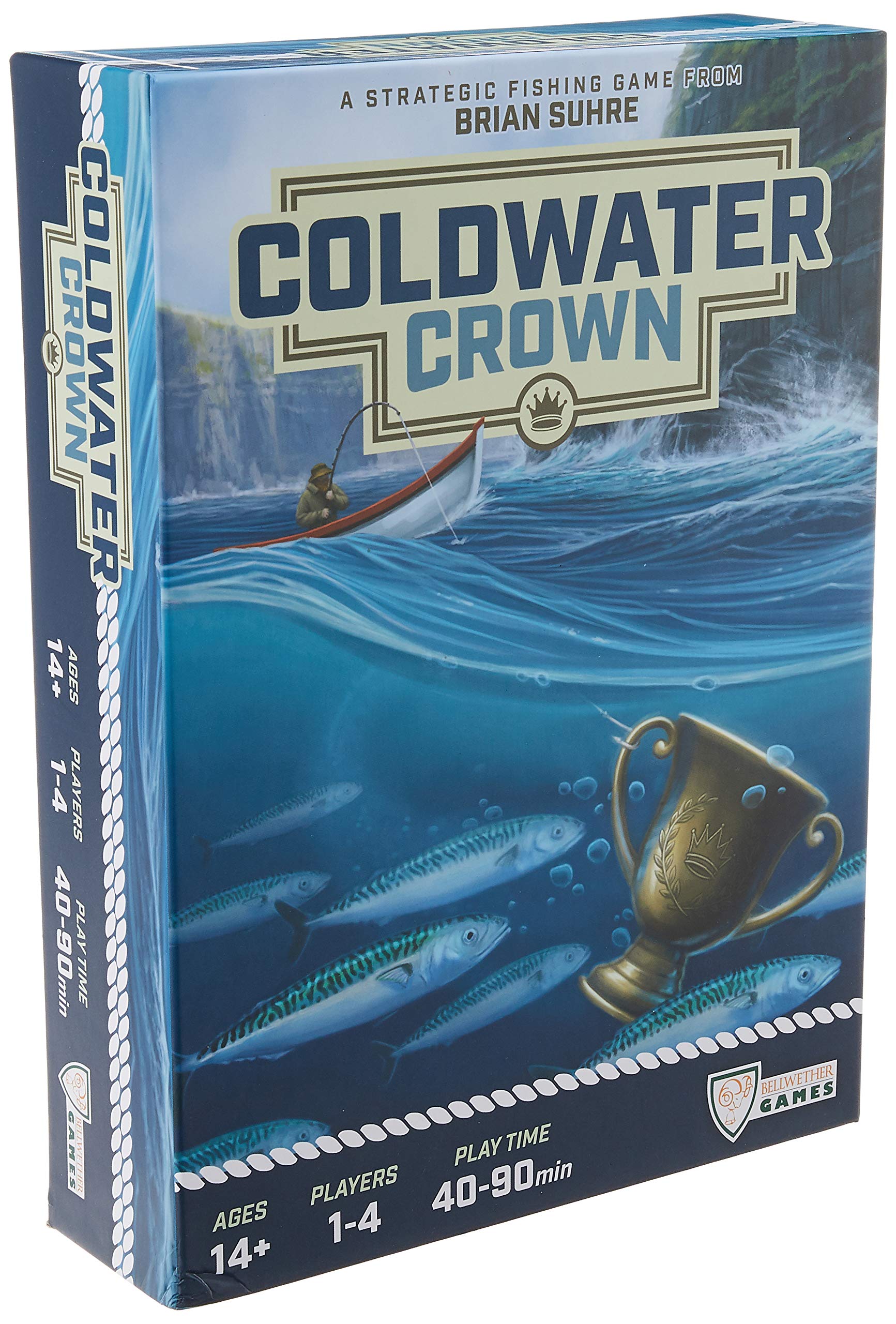 Bellwether Games Coldwater Crown Board Game - Strategic Fishing Adventure for Family Game Nights & Outdoor Enthusiasts