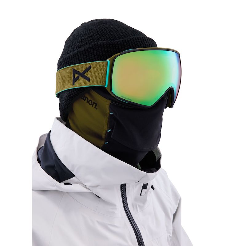 Anon M4 Toric Green Snowboard Goggles with Perceive Variable Green Lens - Perfect for Skiing & Snowboarding in All Conditions