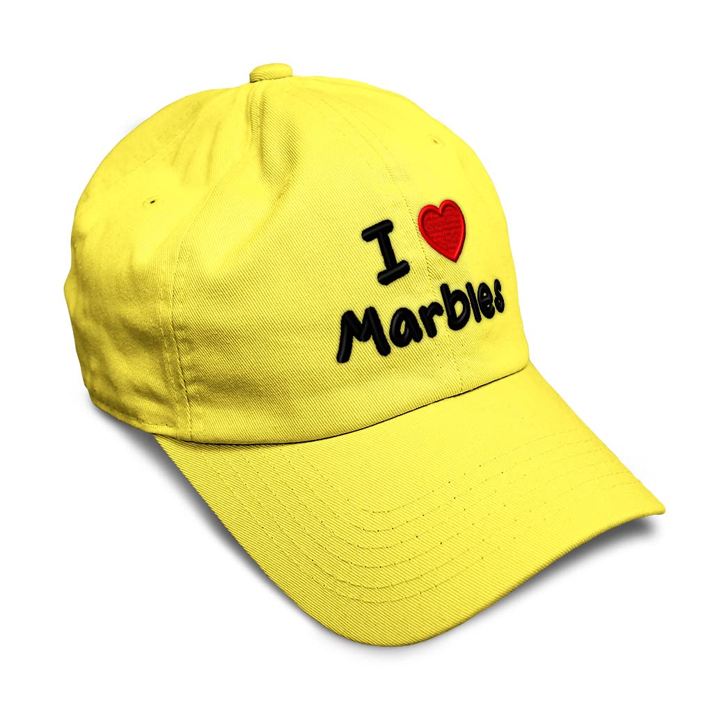 Soft Cotton Baseball Cap with Red Heart & Marble Design - Perfect for Baseball Lovers, Hobby Enthusiasts & Casual Wear | Great for Sports, Outdoor Activities & Everyday Fashion