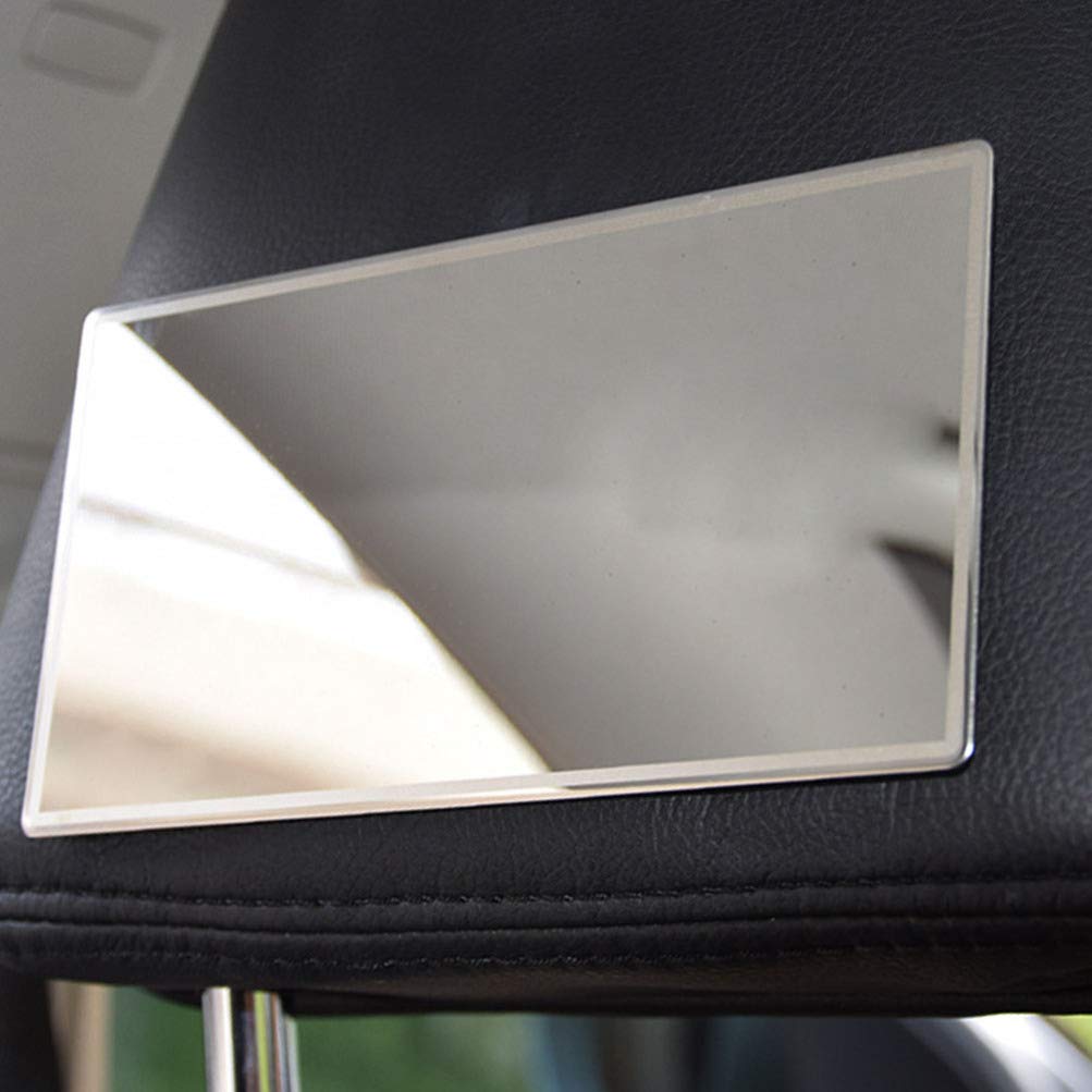 Wakauto Car Sun Visor Mirror - Stick On Vanity Mirror with Light, Wear-Resistant, Easy Installation for Makeup & Grooming | Perfect for Daily Commute, Road Trips & Touch Ups On-The-Go